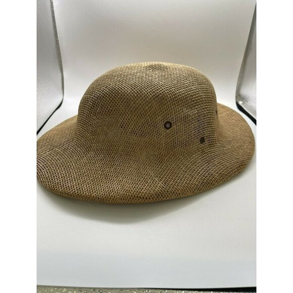 Surfari Brand Safari Style Hat Woven Khaki Tan color - Picture 2 of 6
